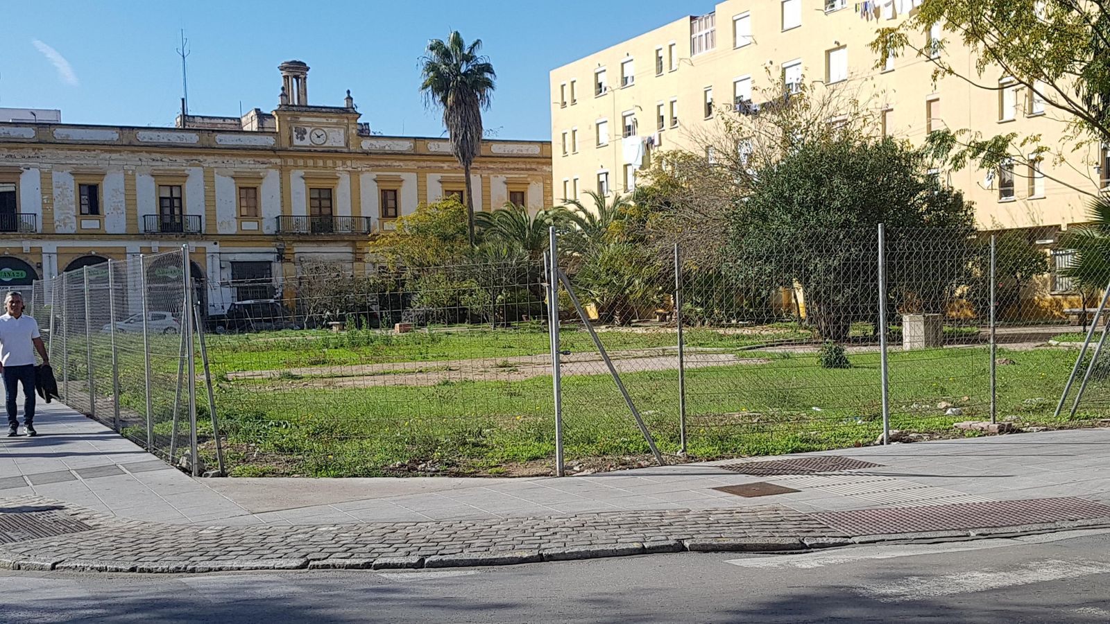 La Plaza de la Pescadería, situada junto al río Guadalete, en El Puerto.
