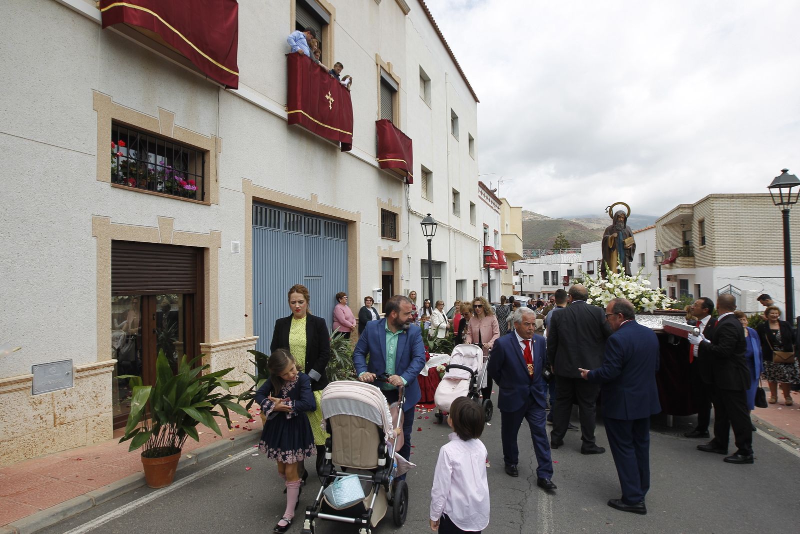 Fotogalería de la Procesión a la Ermita del Cerro de San Blas. Fiestas de Canjáyar.