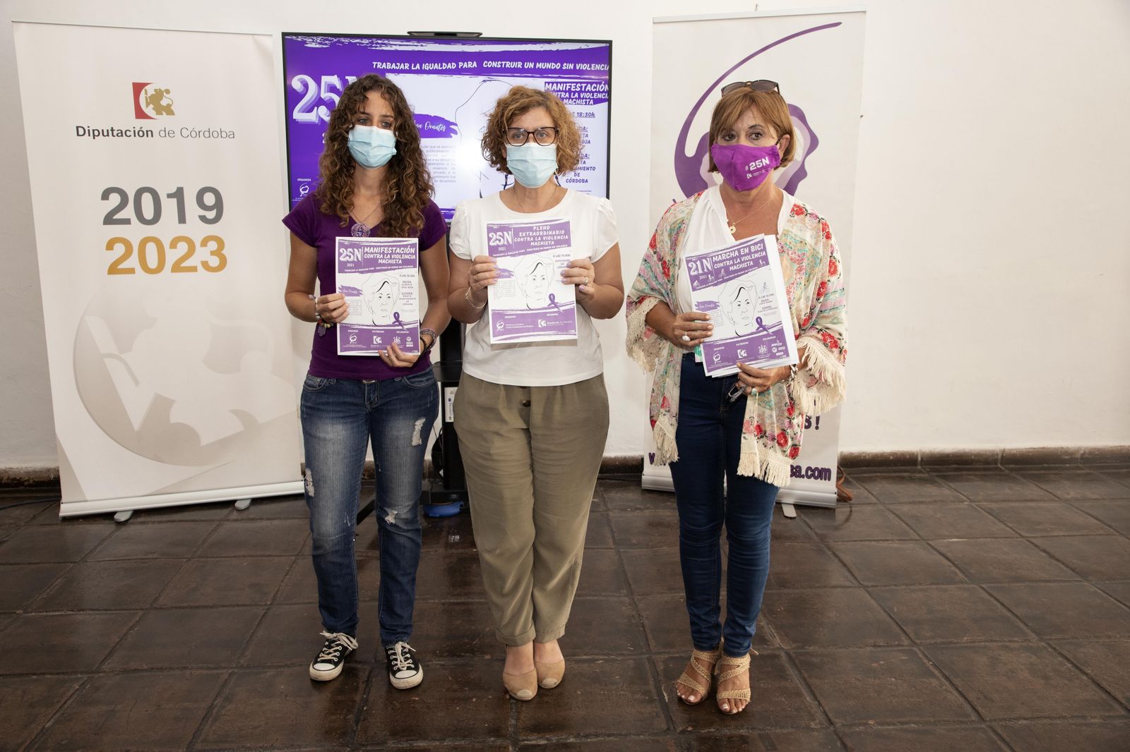 Presentación de las actividades de la Diputación por el 25N.