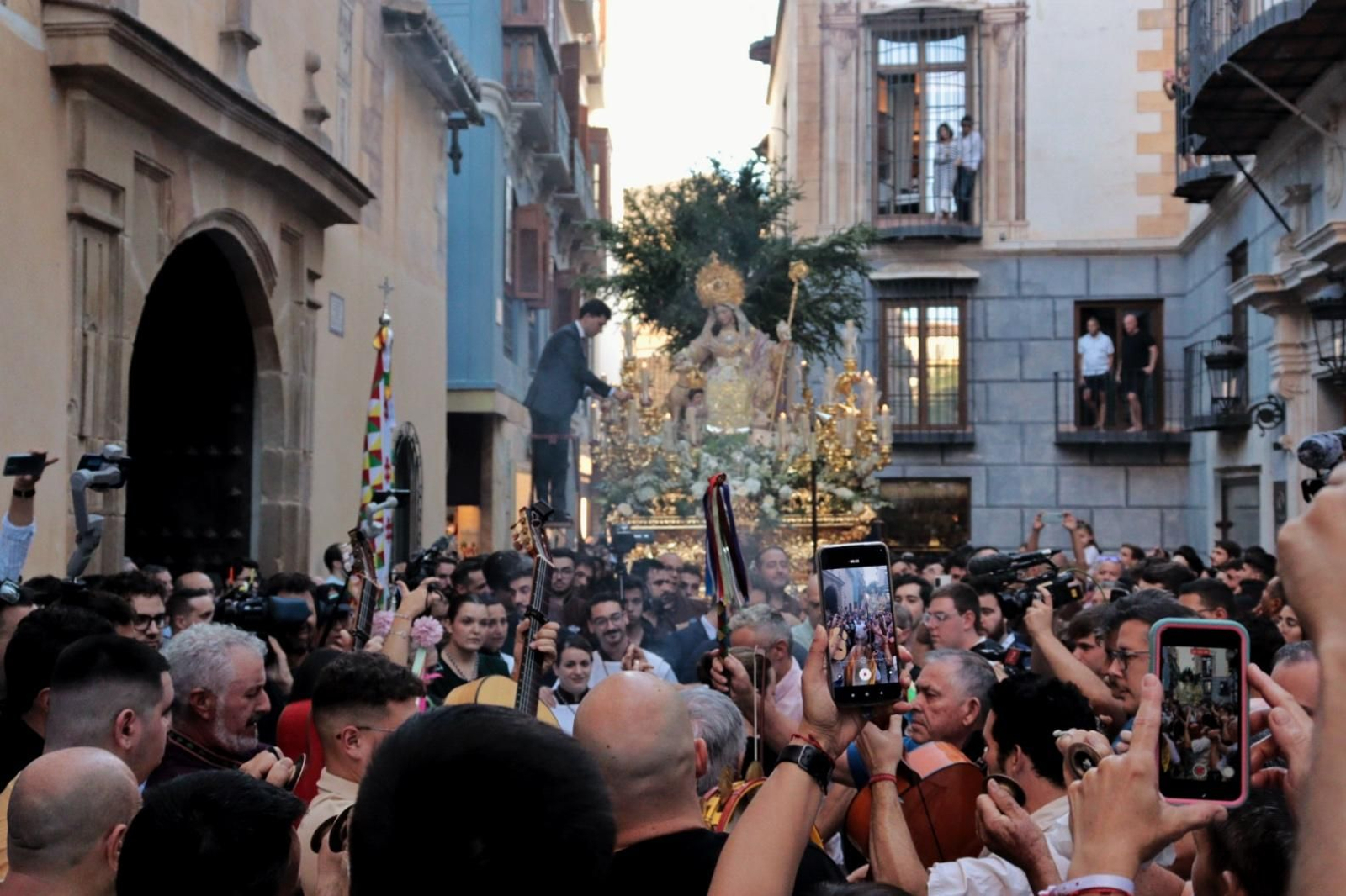 La procesión de la Divina Pastora en Málaga, en fotos