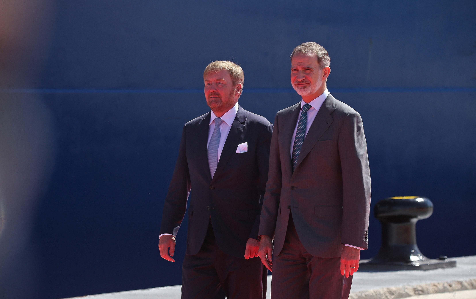 Fotos de la visita de los reyes Felipe VI y Guillermo Alejandro de Países Bajos al puerto de Algeciras Fotos de los reyes Felipe VI y Guillermo Alejandro de Países Bajos al puerto de Algeciras