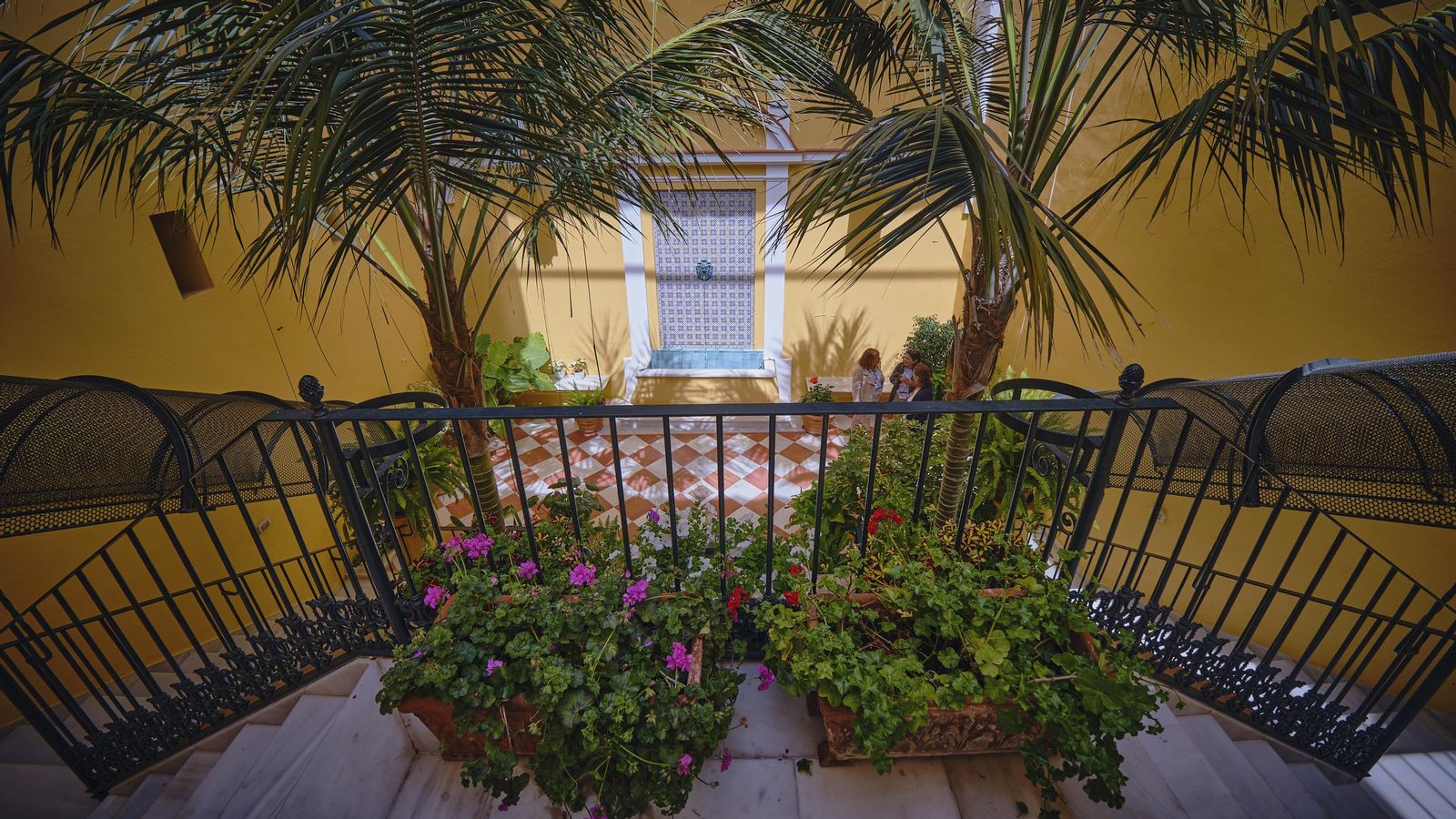 Interior de un patio en El Puerto.