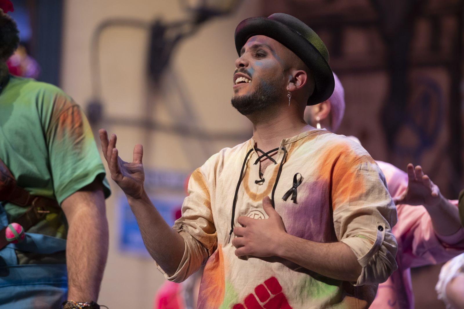 Imágenes de la actuación de la comparsa de Huelva "Los garrapatas" en el Carnaval Colombino