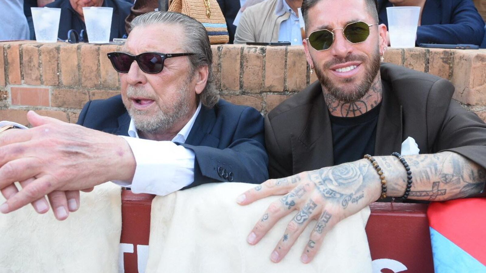 Sergio Ramos y su padre