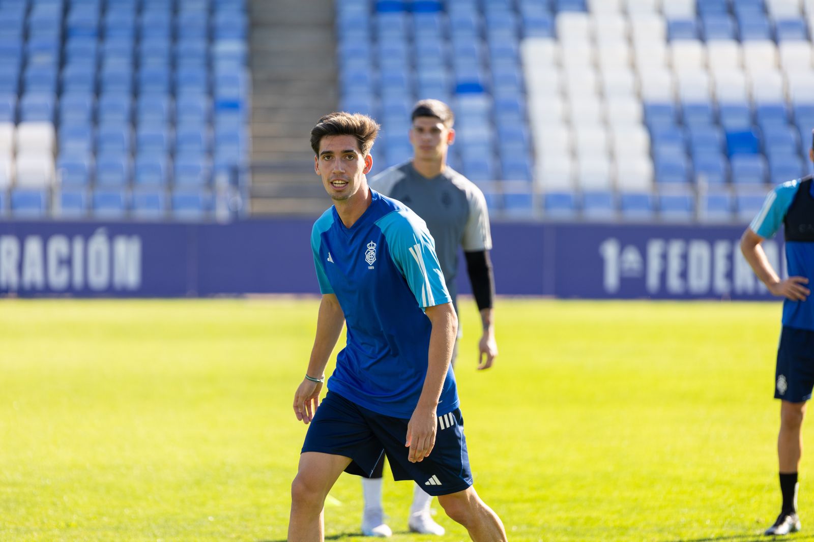 Las mejores imágenes del entrenamiento de este jueves del Recreativo de Huelva