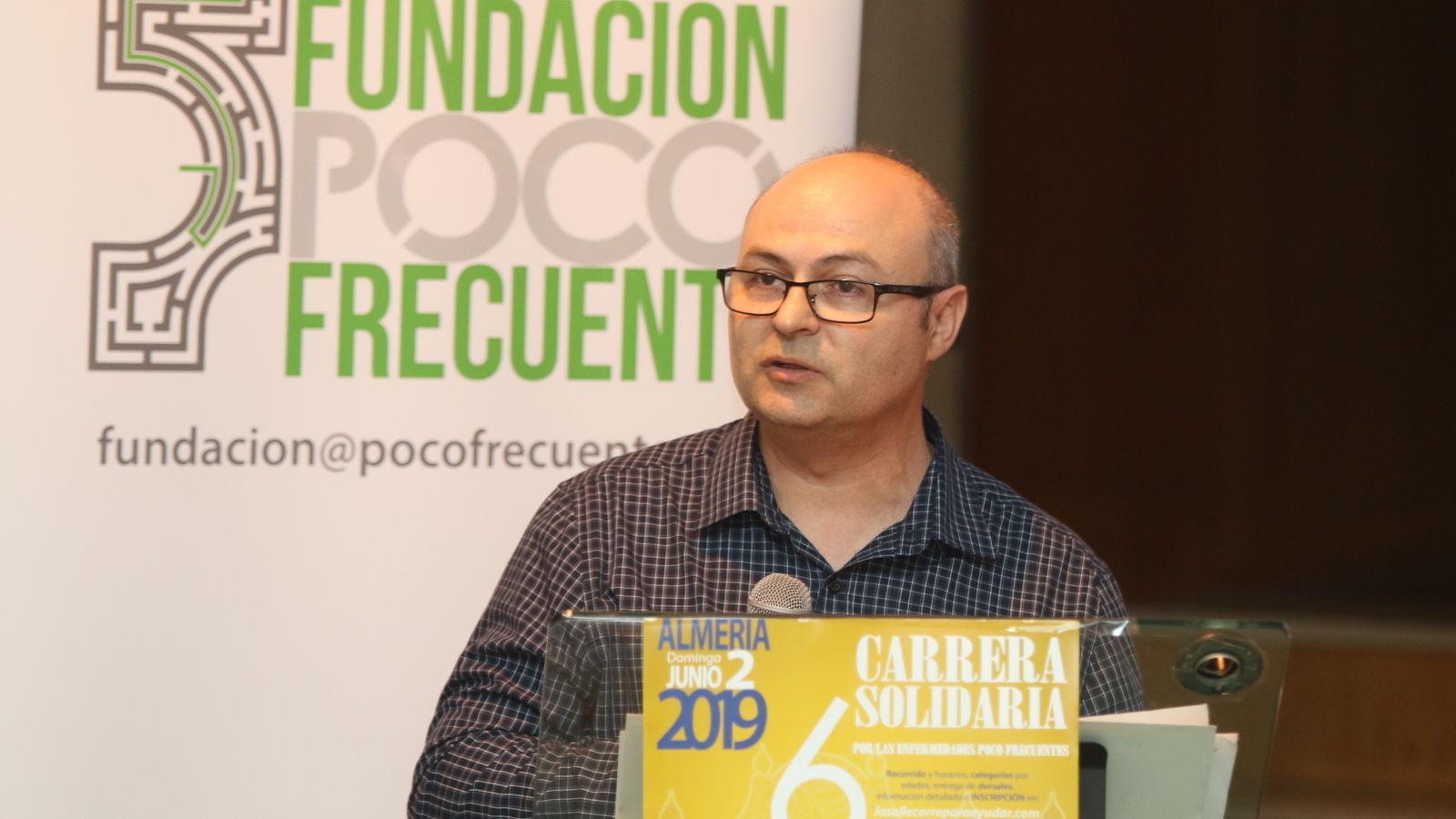 Antonio Bañón, presidente de la Fundación Poco Frecuente.