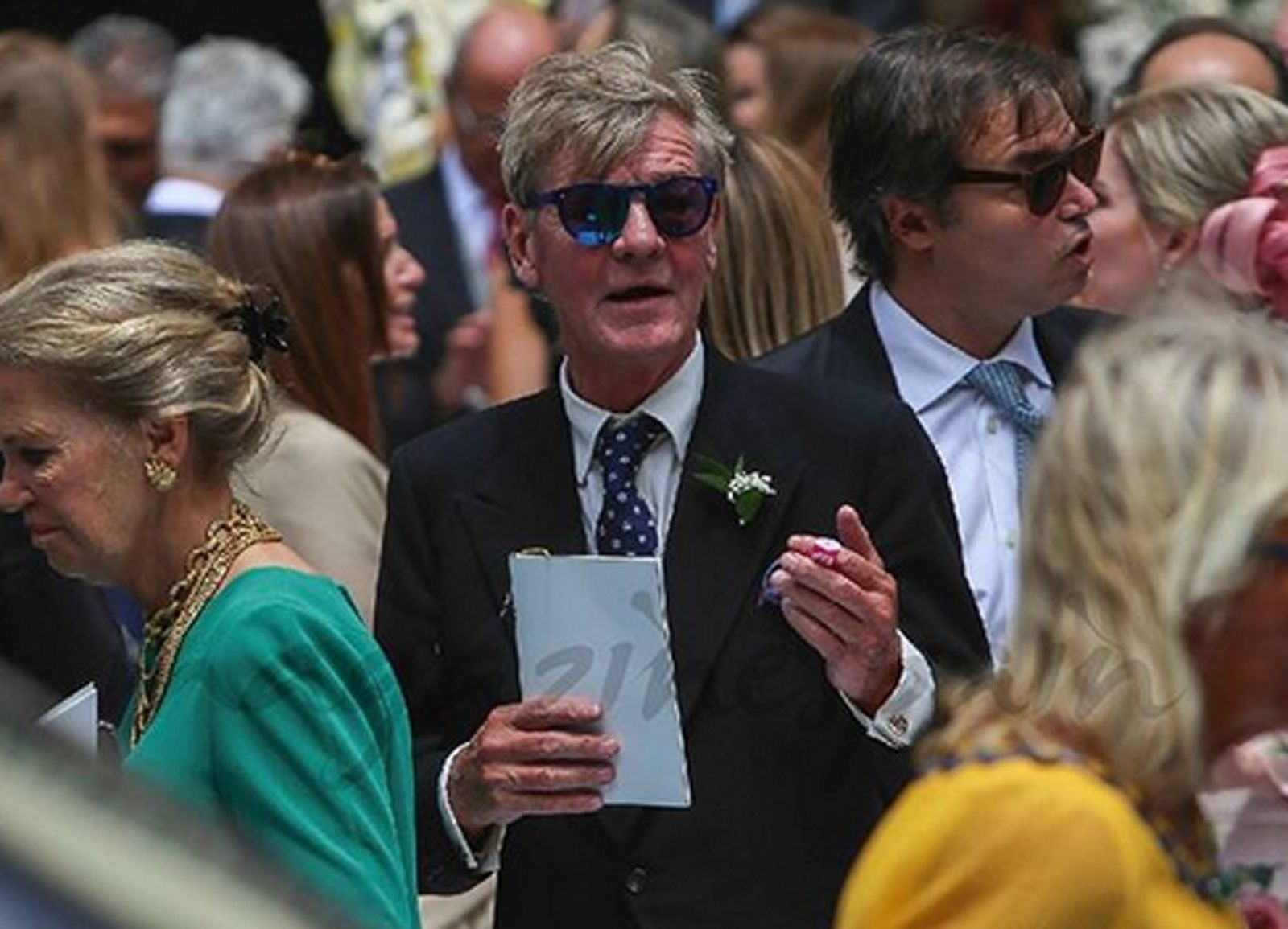 Ernesto de Hannover, en la boda de su hijo Christian con Alessandra de Osma Foy en 2018.