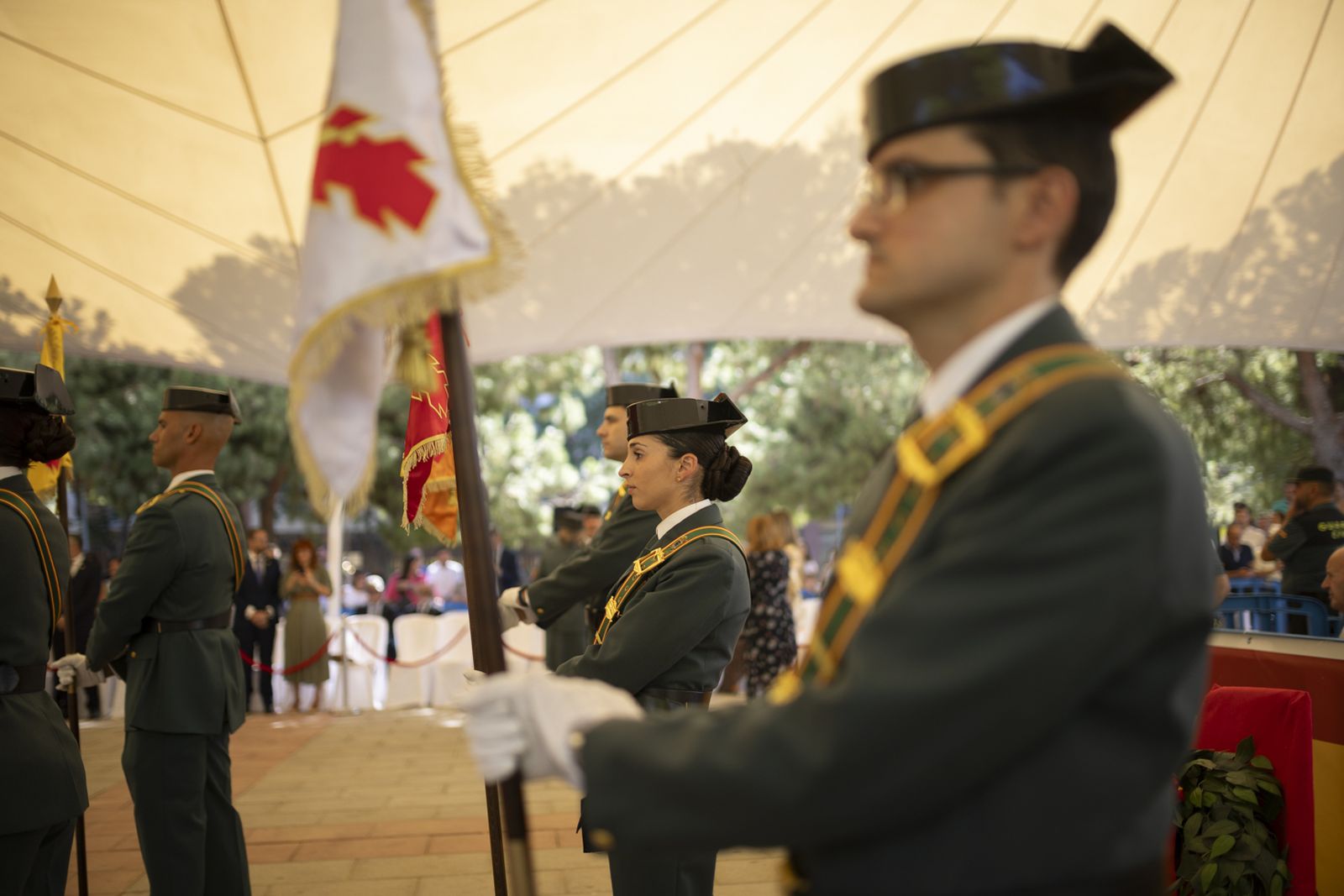 Imágenes de los actos de celebración de la festividad de la patrona de la Guardia Civil, la Virgen del Pilar.