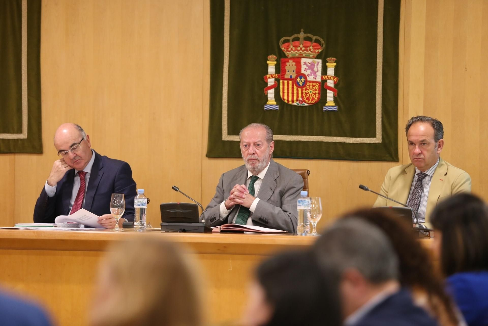 El presidente de la Diputación, Fernando Rodríguez Villalobos, en el Pleno.