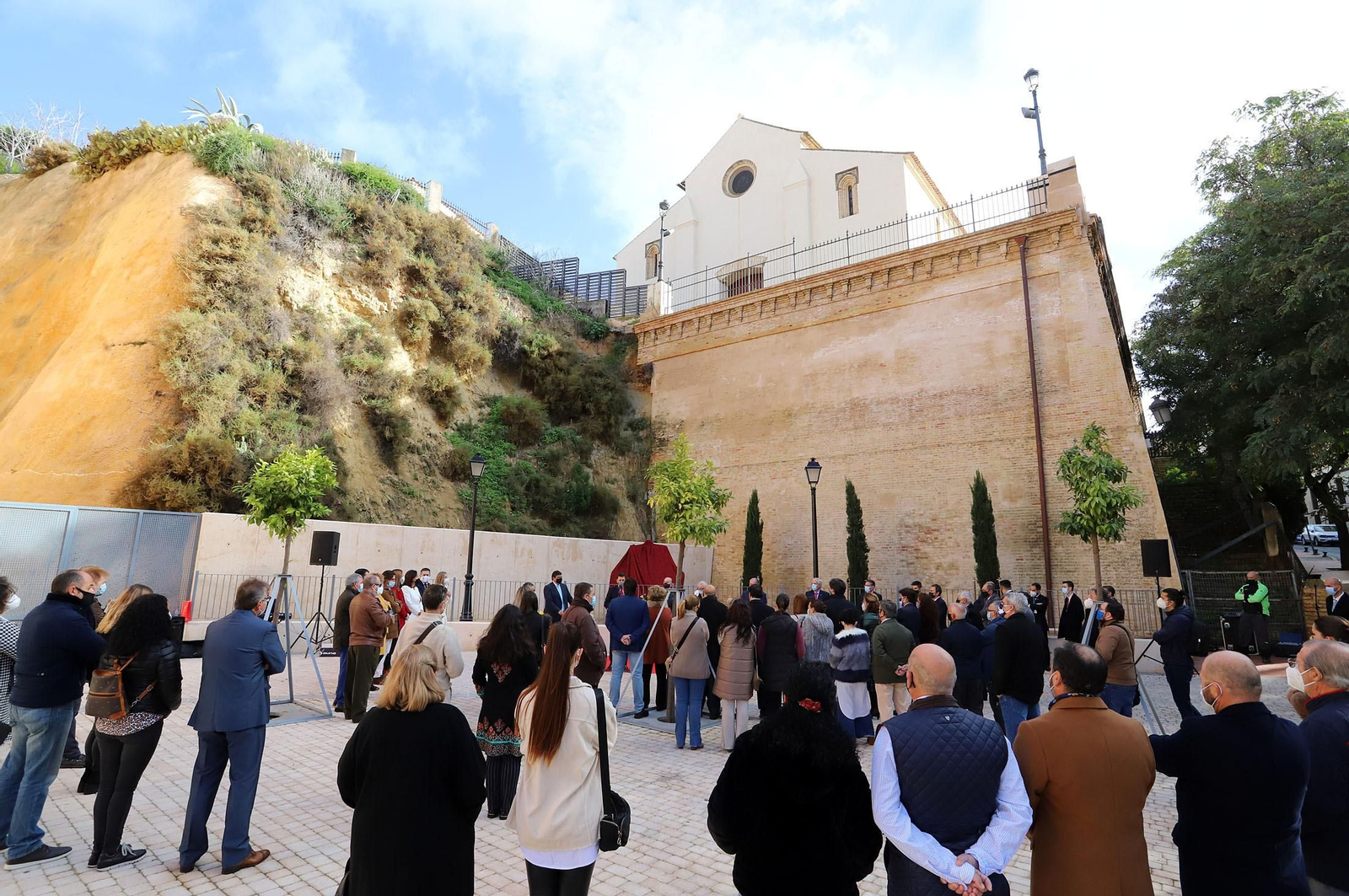 Imágenes de la inauguración de la Plaza Nuestra Señora de los Ángeles