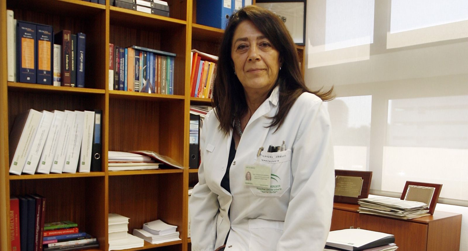 La responsable de Hematología del Reina Sofía, Concha Herrera, participante en el estudio.