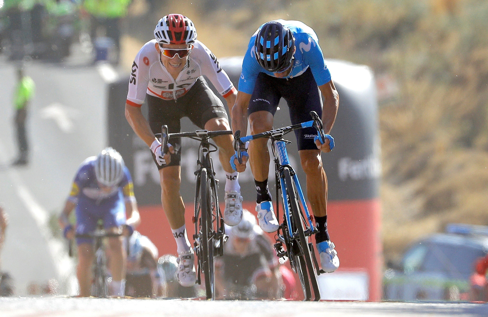 Las imágenes de la segunda etapa de La Vuelta: Marbella-Caminito del Rey