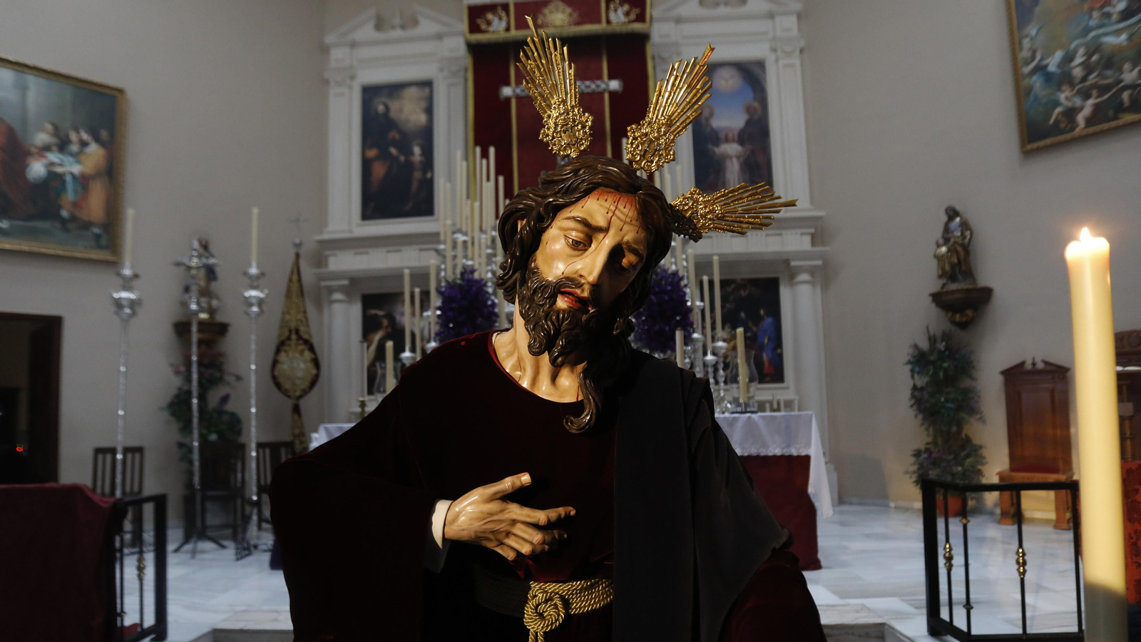 Besamano a la Oración en el Huerto en la Parroquia San José en La Línea