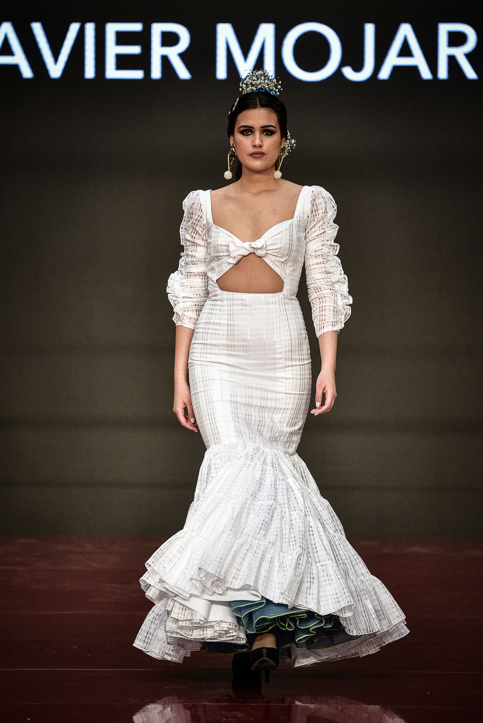 Imágenes de la inauguración de la Pasarela Flamenca en el patio del Ayuntamiento