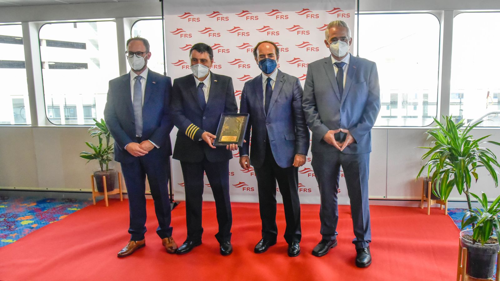 Las fotos de la inaguración del Ferry Levante Jet