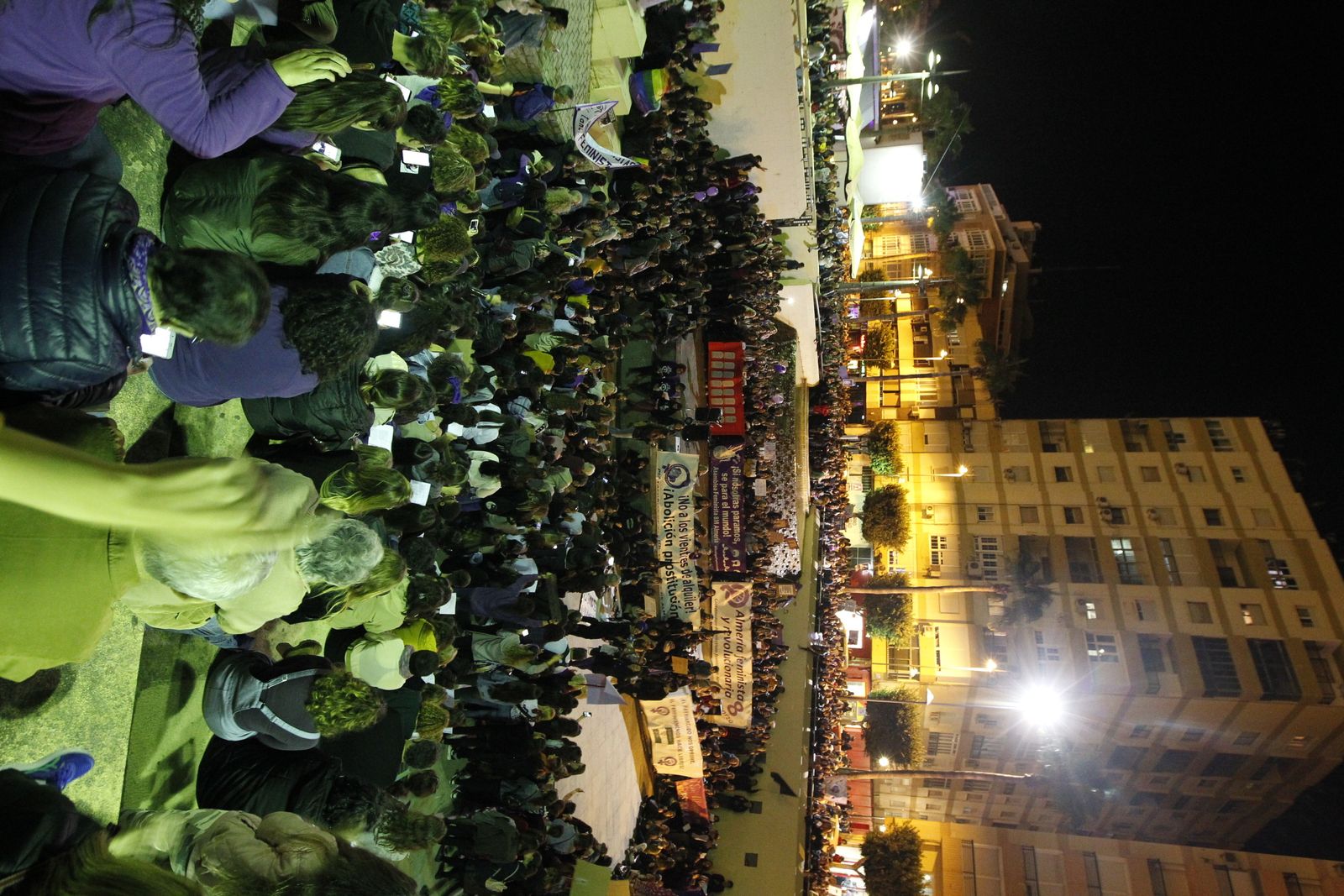 Fotogalería manifestación Día Internacional de la Mujer en Almería