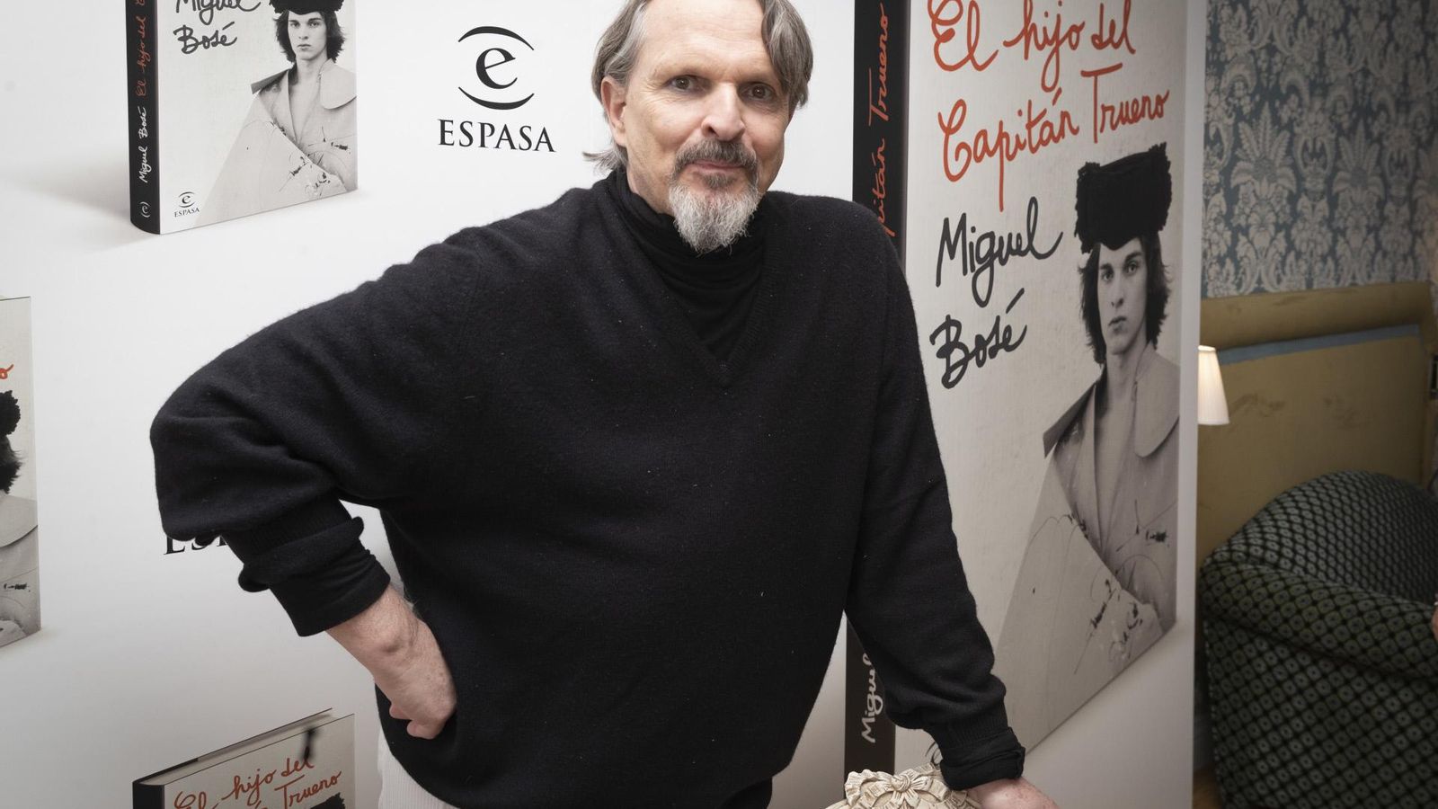 Miguel Bosé, en la presentación de sus memorias hace unos días.