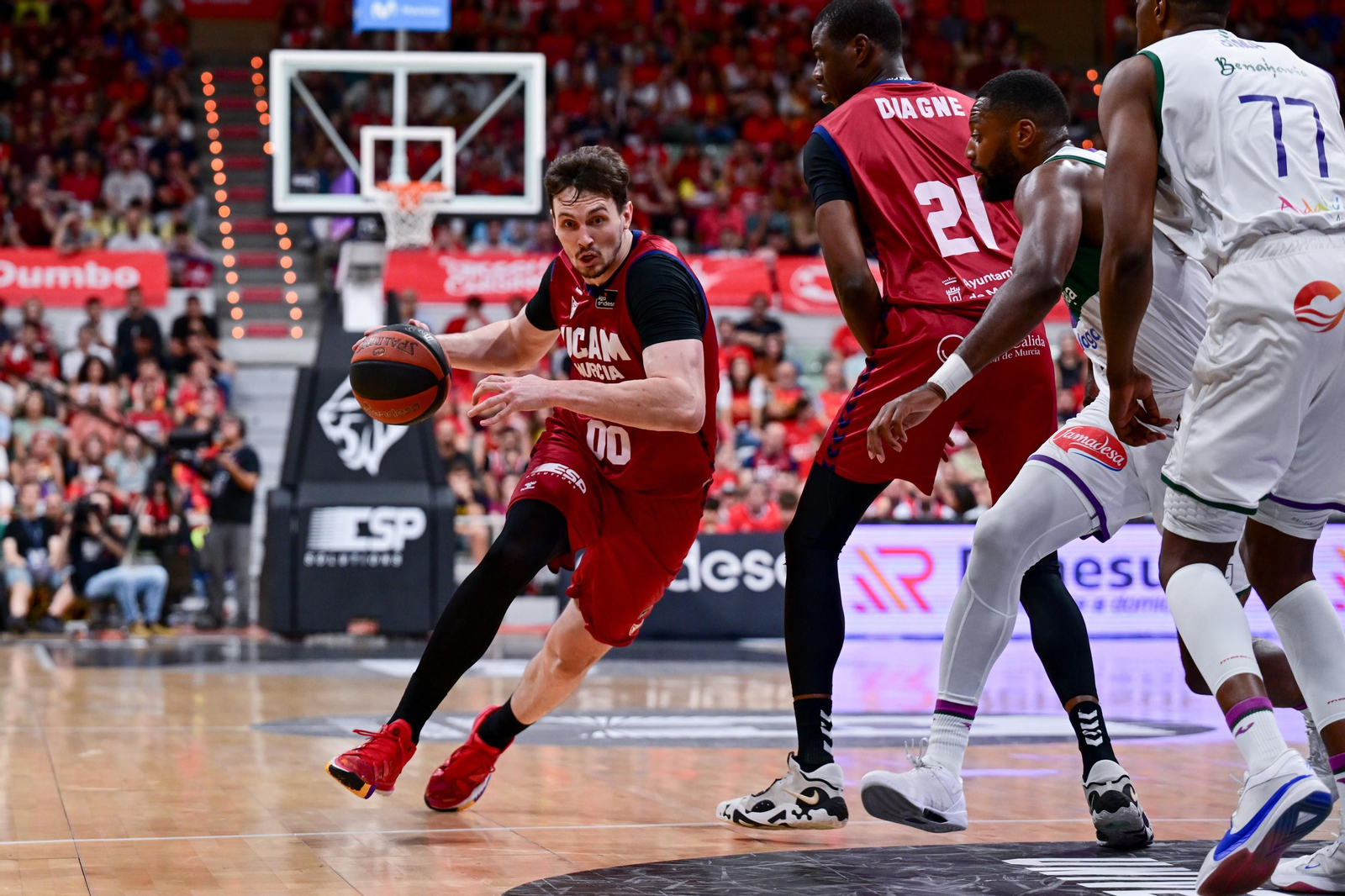 Las fotos del UCAM Murcia - Unicaja, 4º partido de las semifinales de ACB