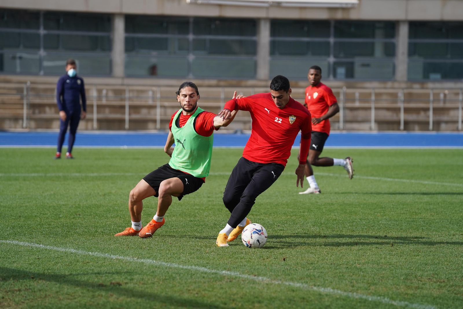 Fotogalería del entrenamiento del Almería, viernes 27