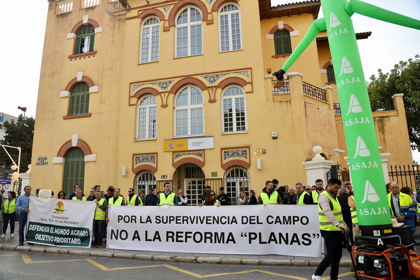 Vuelven los tractores a Málaga, las fotos de la protesta