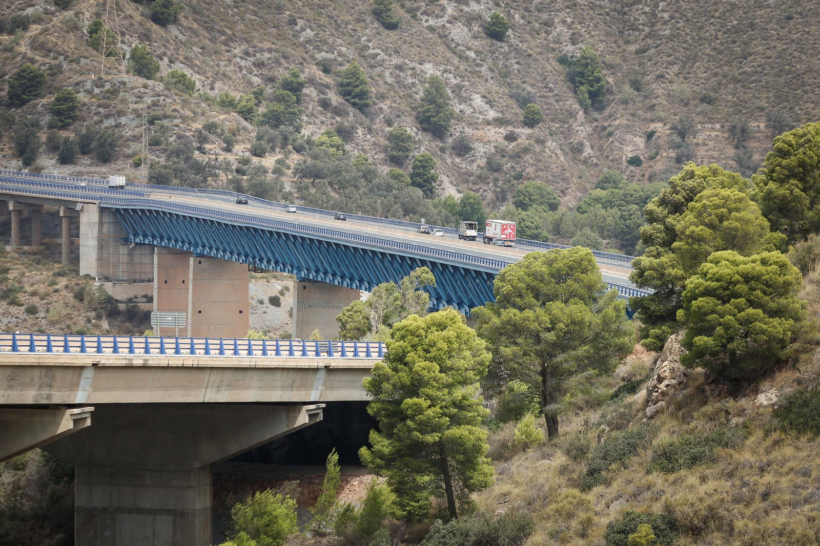 Fotos: así ha ido el primer día de cortes en la autovía A-44 de la Costa de Granada
