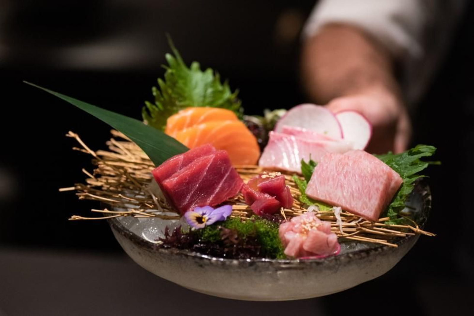 Sashimi del restaurante japonés Ta-Kumi. Sashimi del restaurante japonés Ta-Kumi.