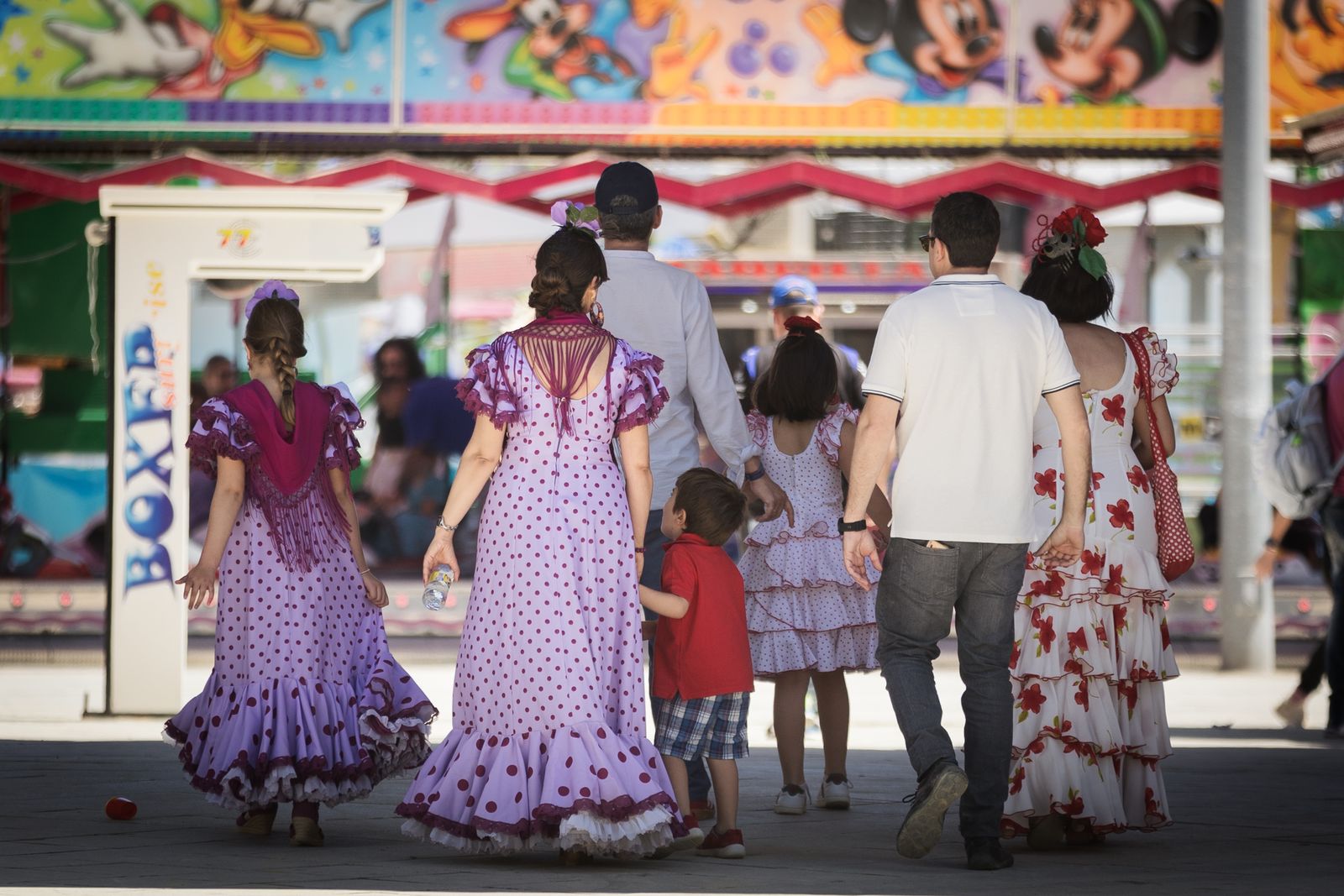 Calor y ambiente en el último día de la Feria de Jerez