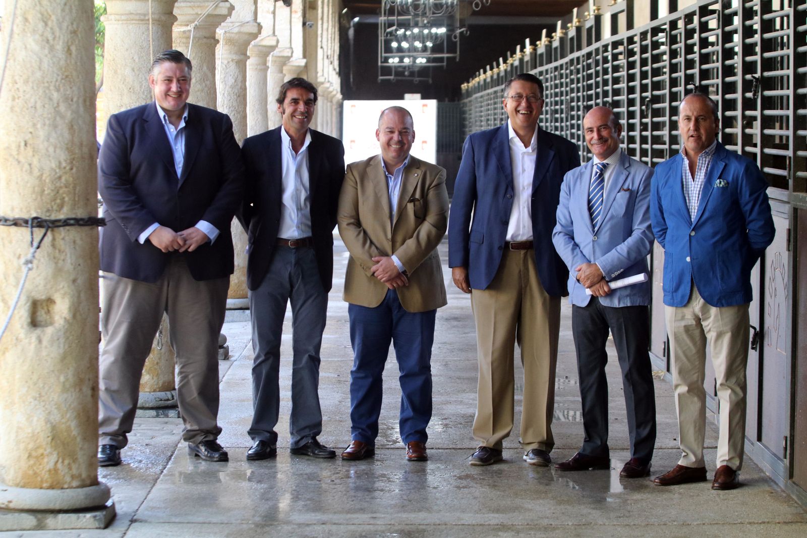 Responsables de Córdoba Ecuestre y de BNI Crecimiento Córdoba en Caballerizas Reales.