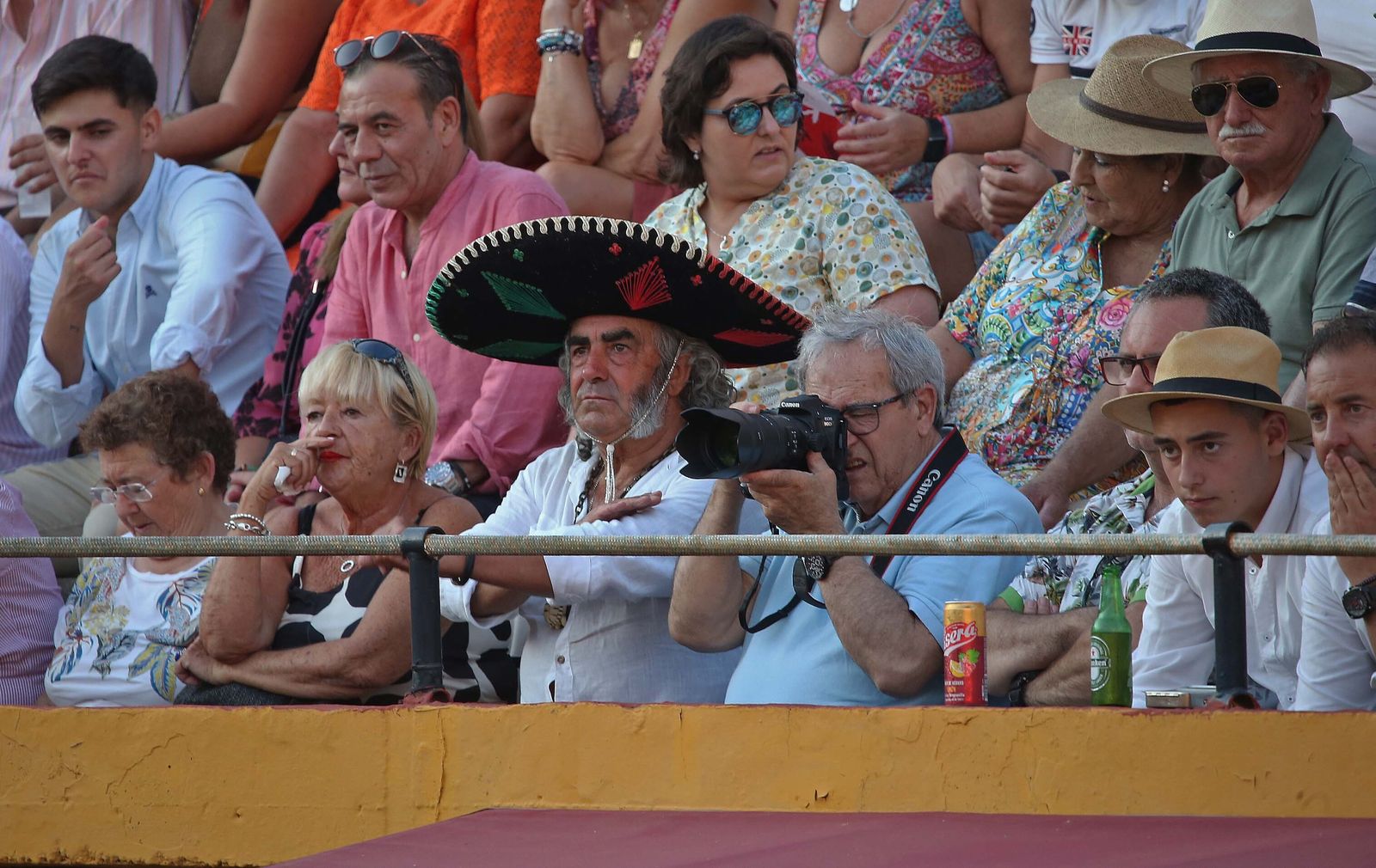 Búscate en durante la corrida del jueves en la plaza de toros Las Palomas