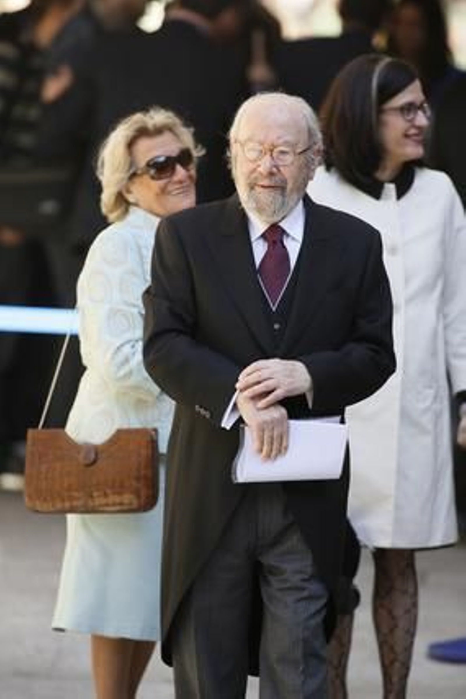 José Manuel Caballero Bonald, a su llegada a la Universidad de Alcalá de Henares. / José Ramón Ladra