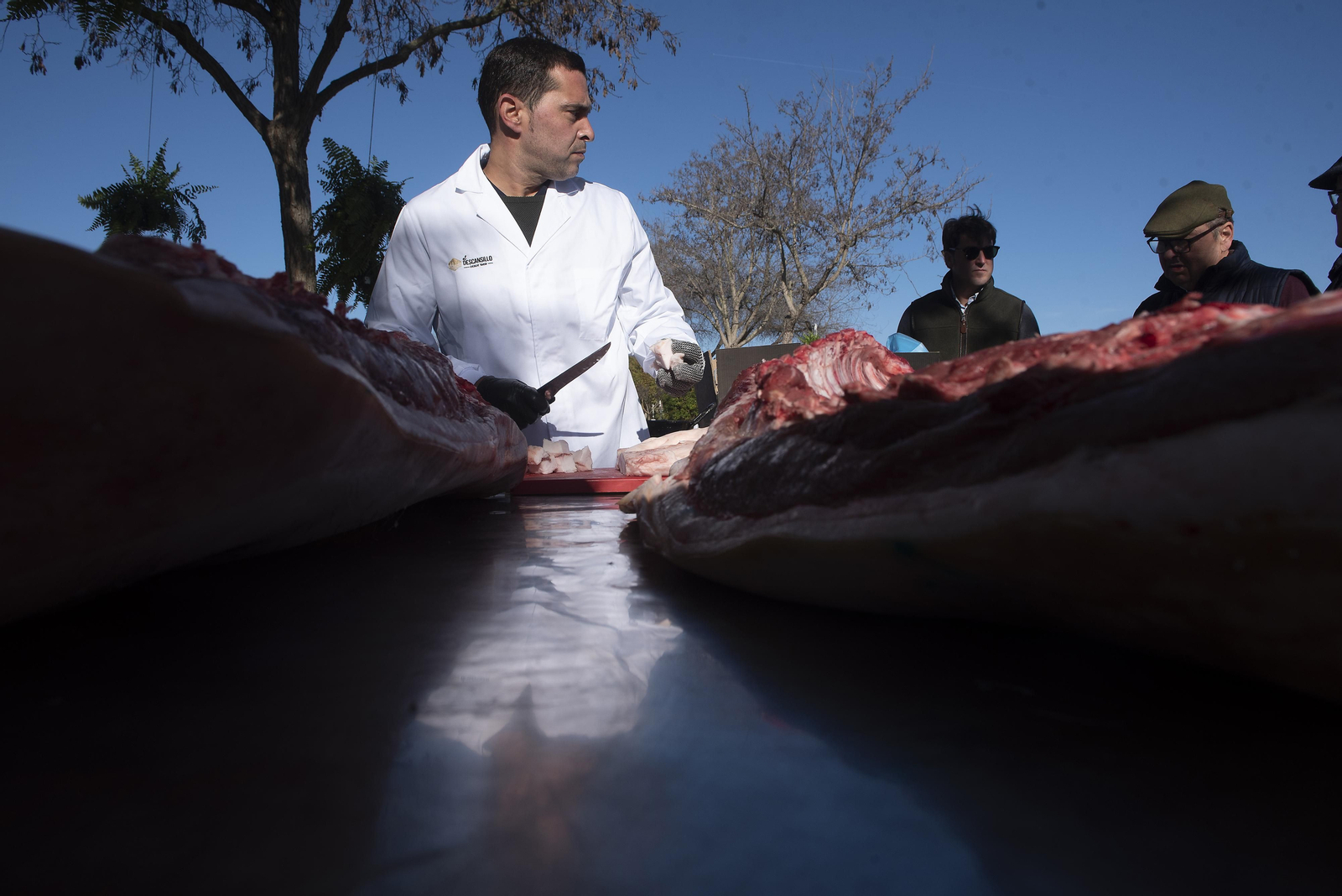 Un día de matanza en una finca sevillana