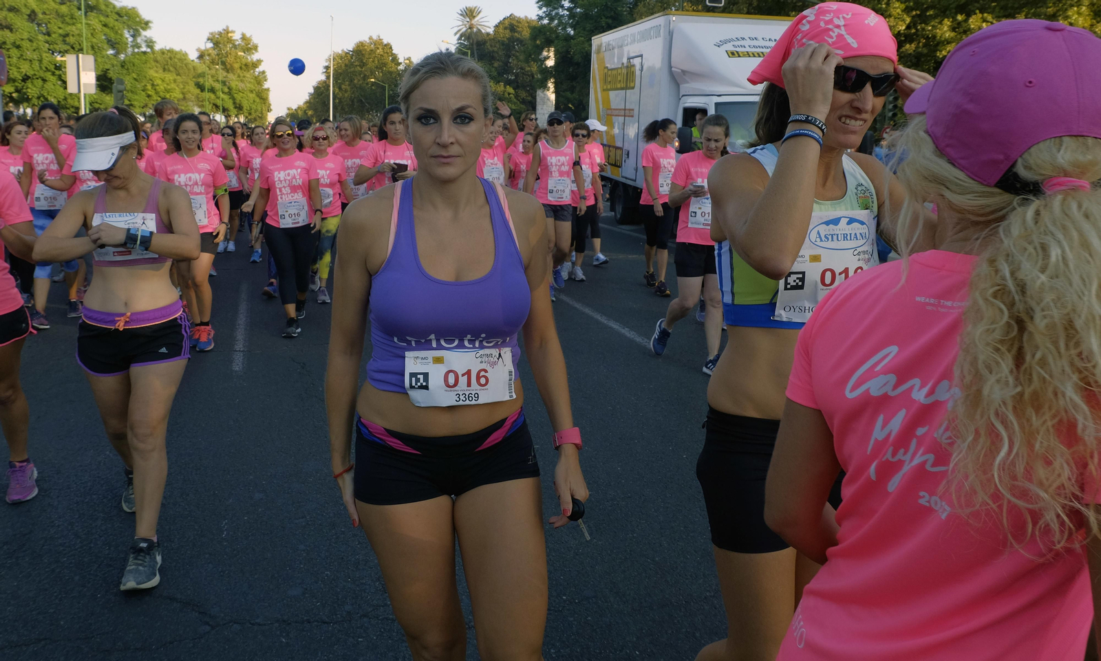 Las imágenes de la suspendida Carrera de la Mujer