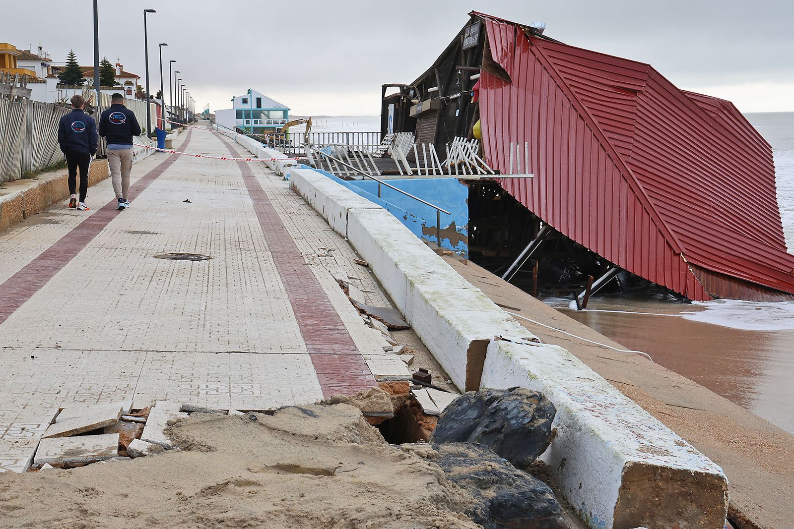 Las fotografías de los daños en Matalascañas