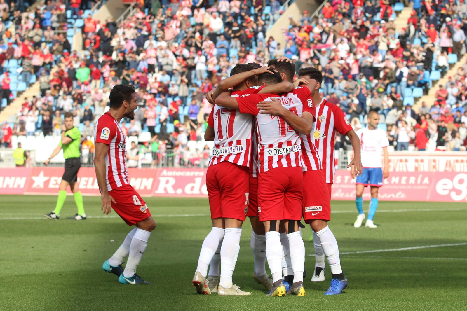 Las imágenes del Almería-Rayo Majadahonda