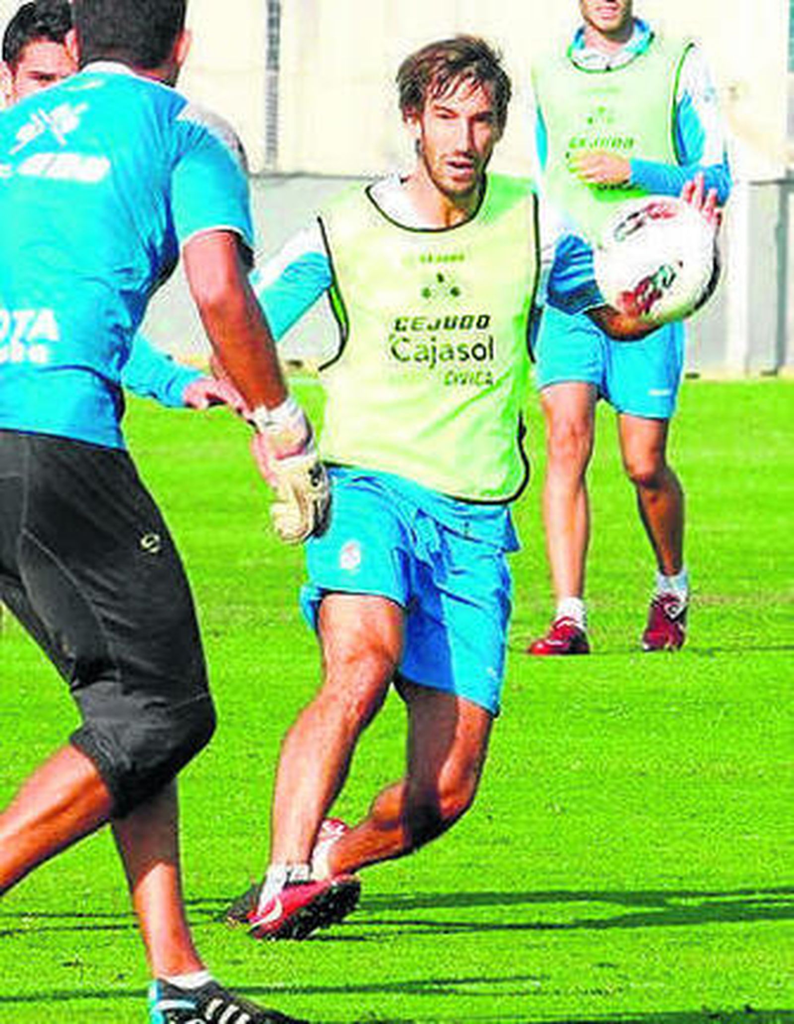 Borda, jugador del Recre.