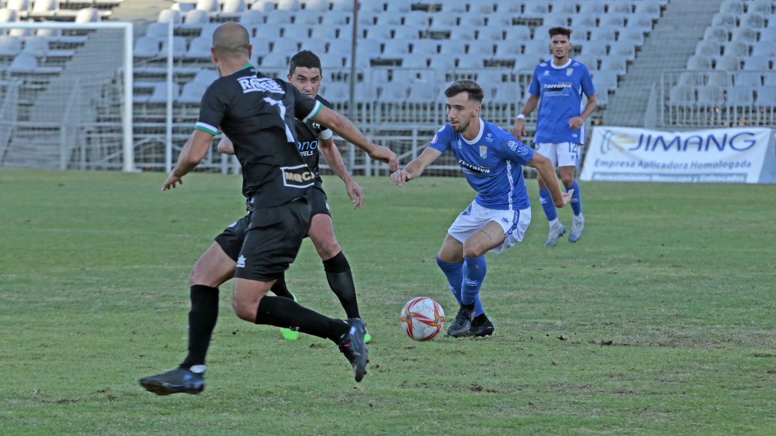 Imágenes del Xerez CD y el CD Rota en el Pedro S. Garrido