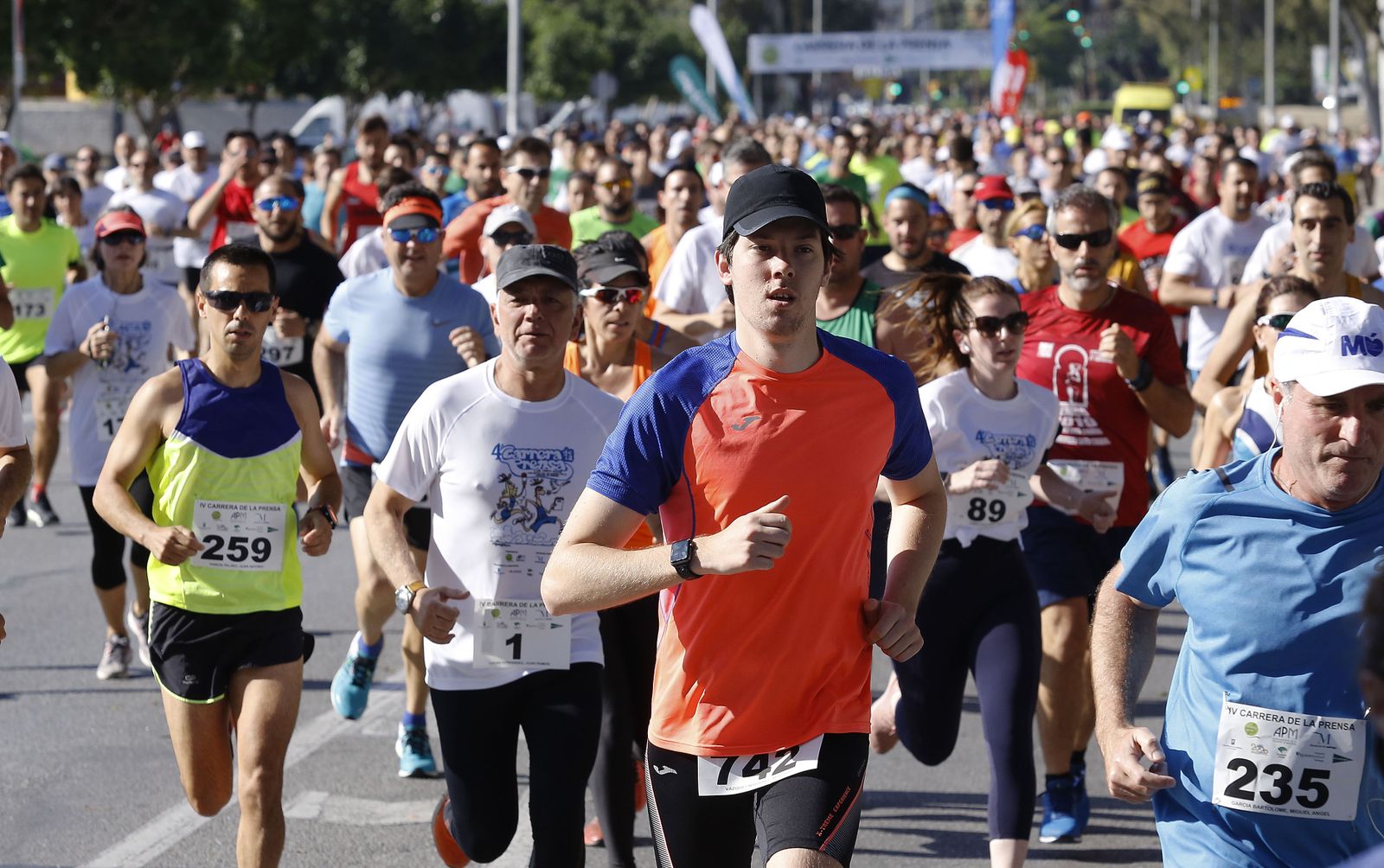 Las mejores fotografías de la Carrera de la Prensa de Málaga de 2019