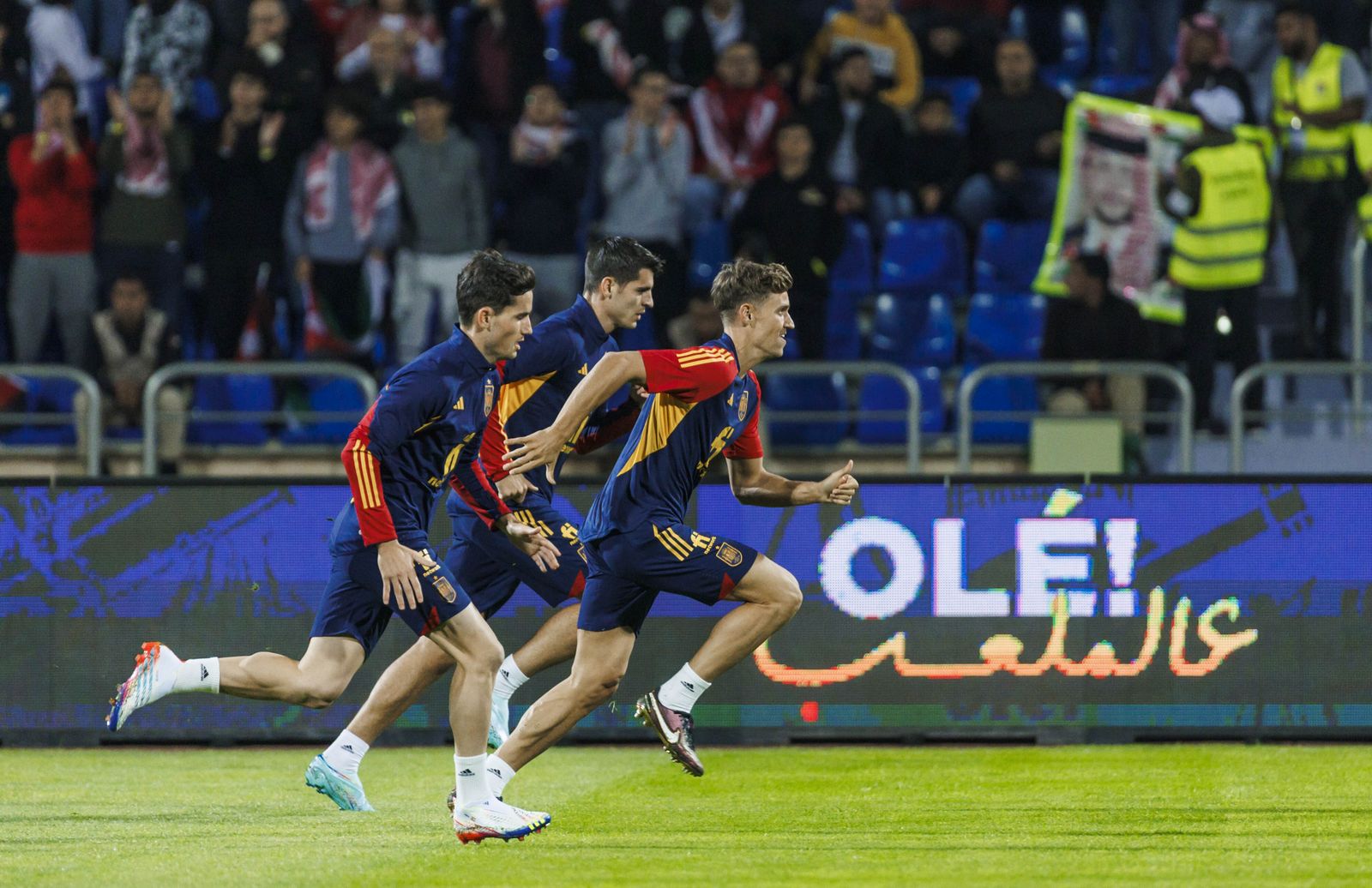 Las imágenes del Jordania - España previo al Mundial de Qatar