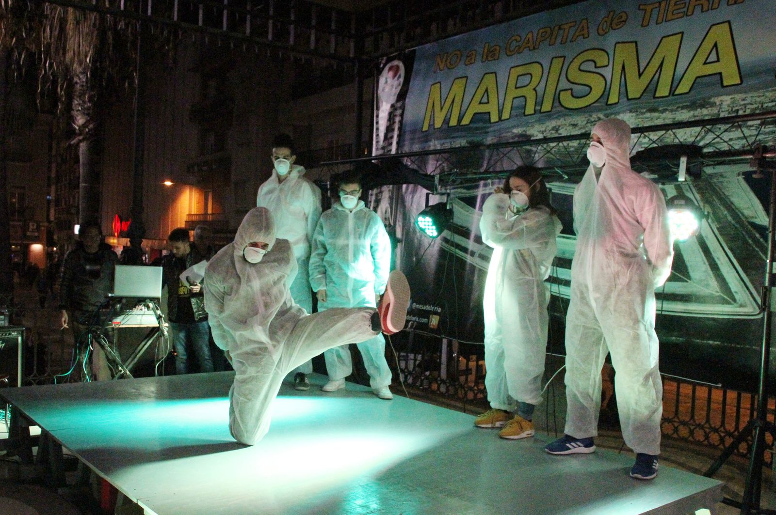 Imágenes de la manifestación contra los Fosfoyesos