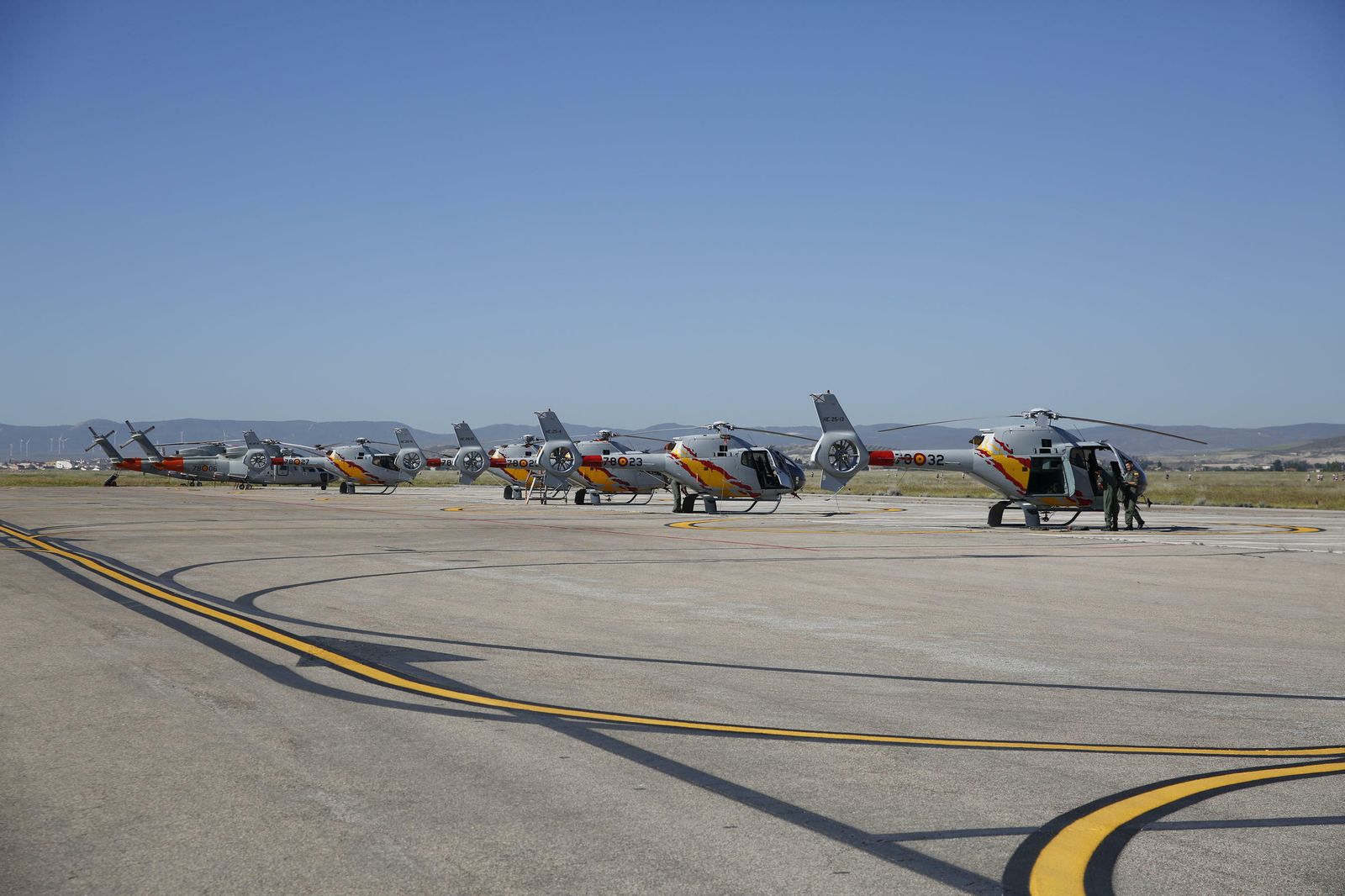 Jornada de puertas abiertas y 'altos vuelos' en la Base Aérea de Arilla