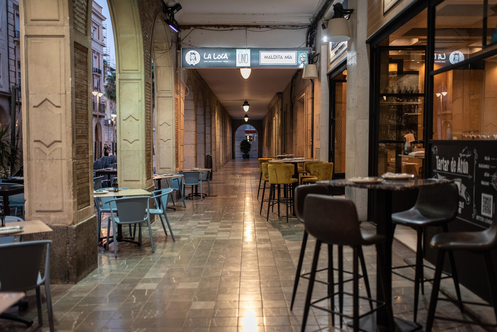 Comer junto a la Plaza de las Monjas