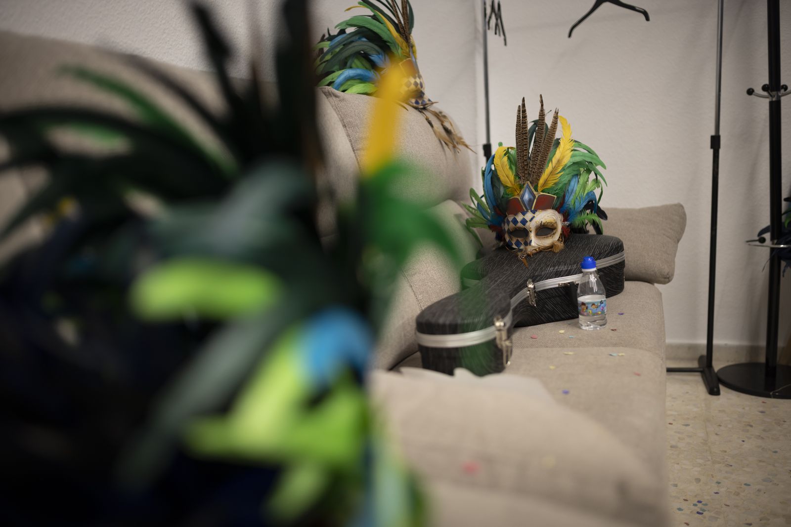 Imágenes de la actuación de la comparsa de Bollullos "El sacrificio" en el Carnaval Colombino