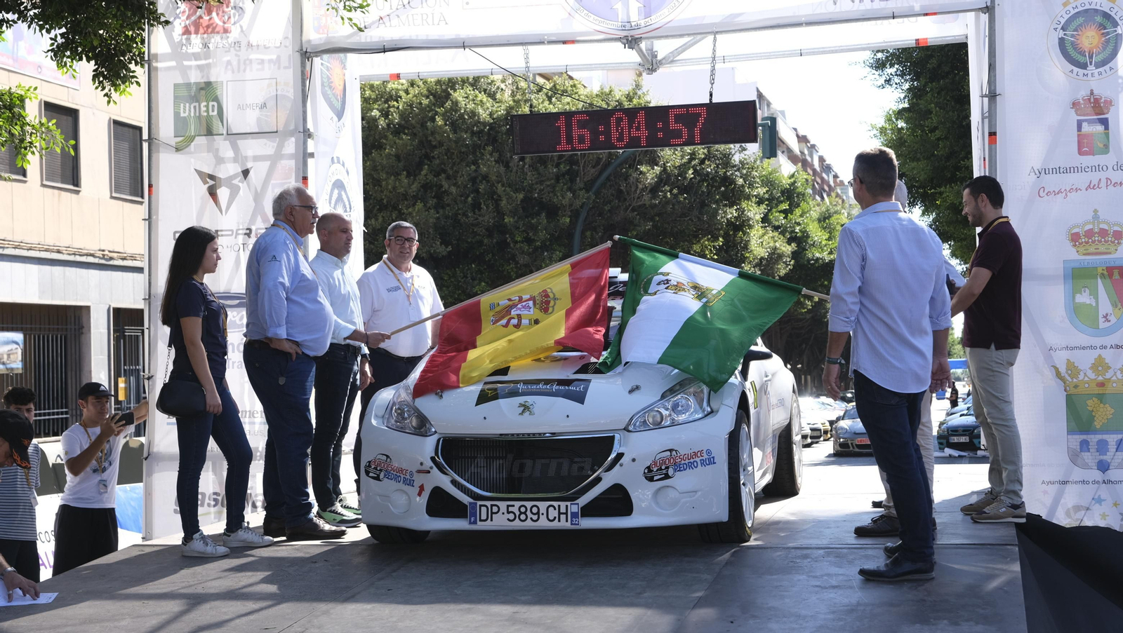 Imágenes de la salida del Rallye Costa de Almería