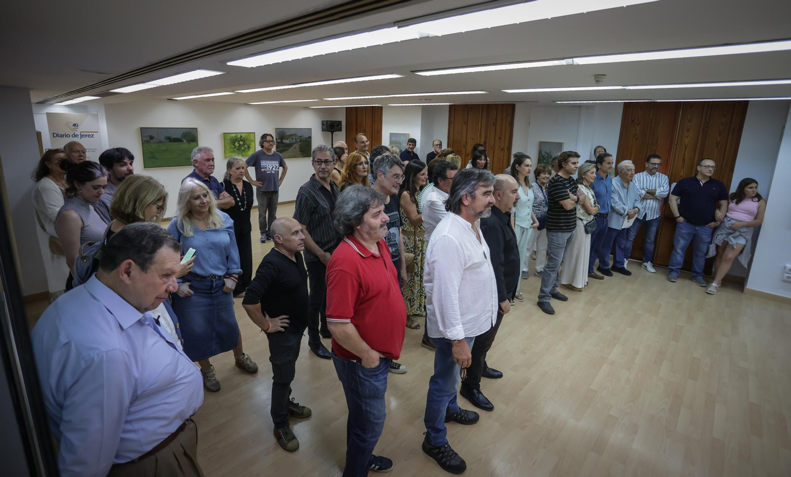 Fotos de la inauguración de la exposición de Jaime Pandelet en la sala ArteAdiario