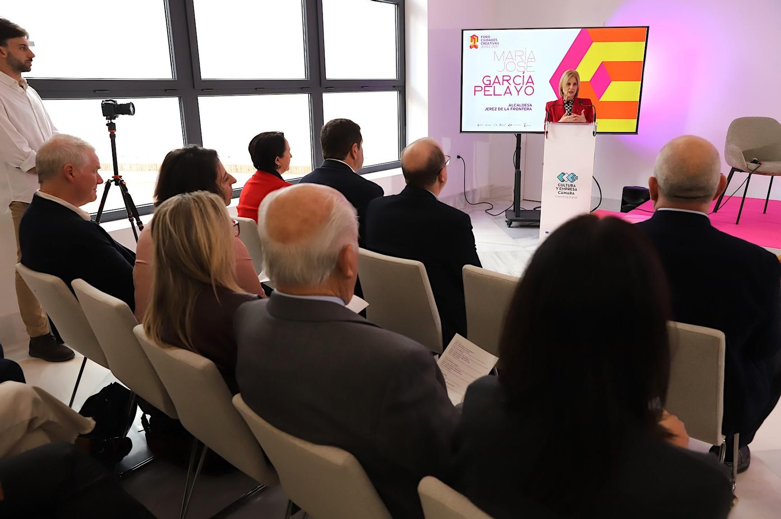 María José García-Pelayo, en la inauguración del Foro de Ciudades Creativas.