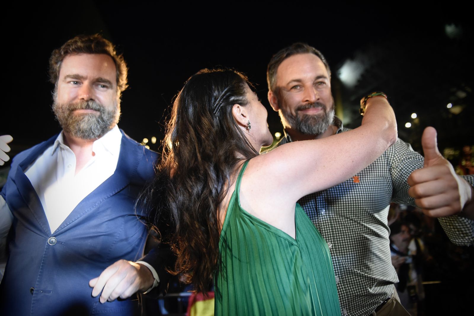 Las imágenes de la noche electoral de Vox