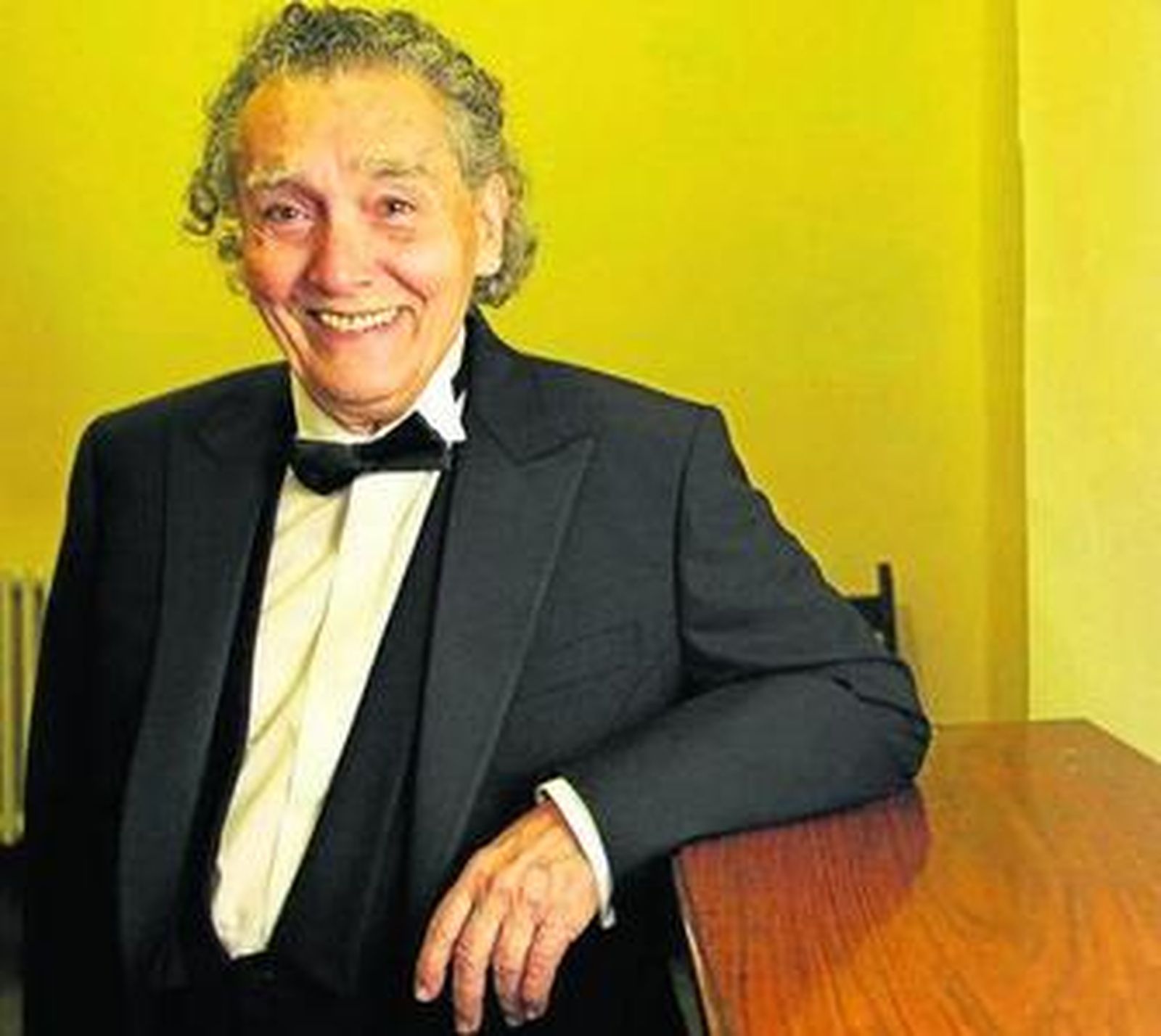 Vicente Brito, el pasado lunes, en la Academia de Bellas.