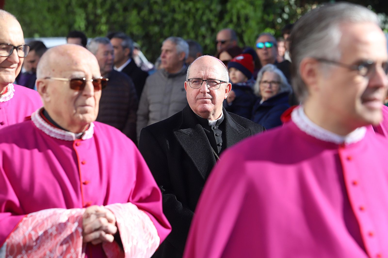 Imágenes del ambiente en la procesión de San Sebastián