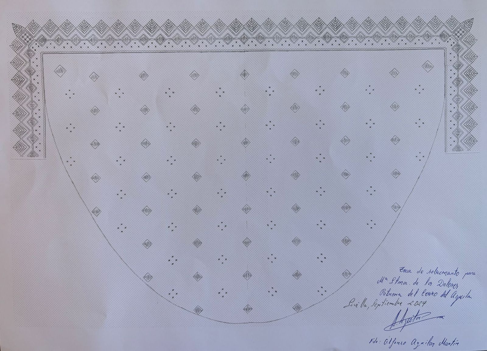 El boceto de la nueva toca para los Dolores del Cerro