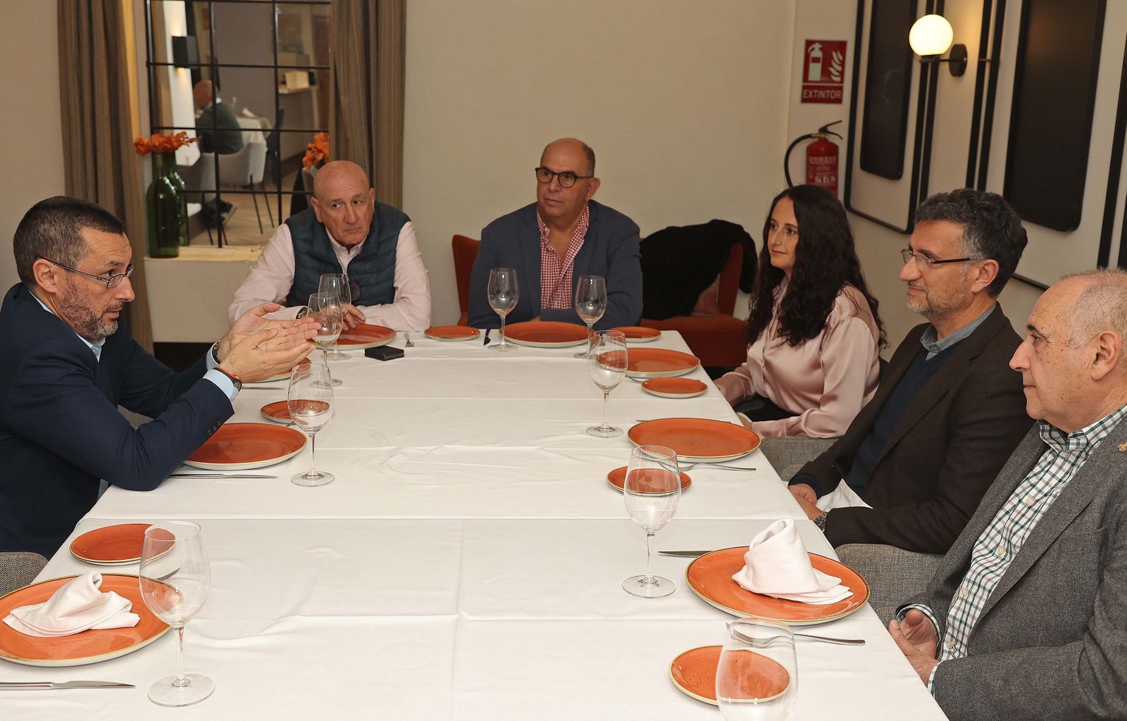 Imágenes de la tertulia de Cuaresma organizada por Europa Sur en La Línea